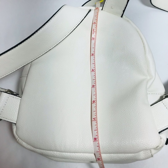 Betsey Johnson Small White Quilted Backpack - Picture 14 of 14